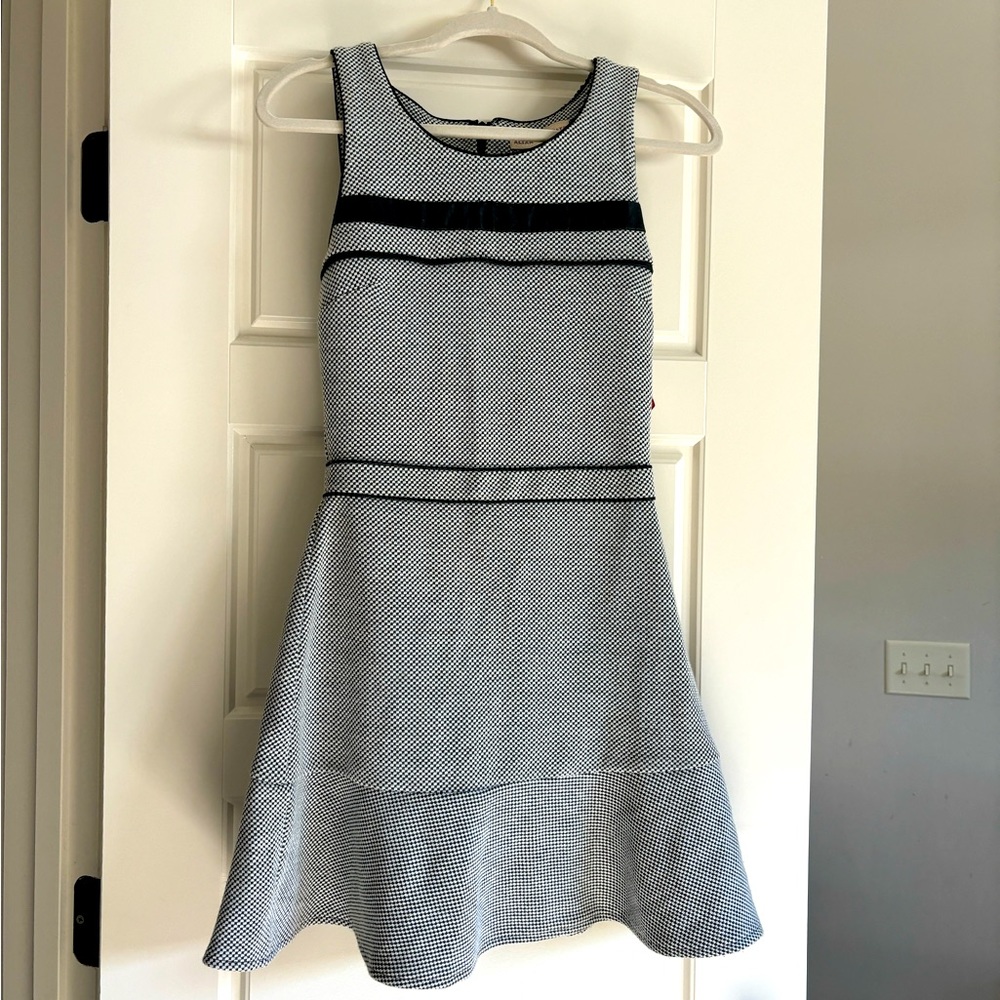 Altar’d State Black & White Check Houndstooth Dress
